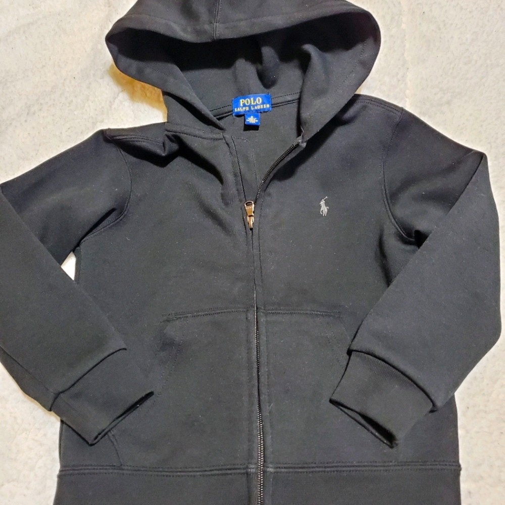 Polo Ralph Lauren zip up hoodie size 5